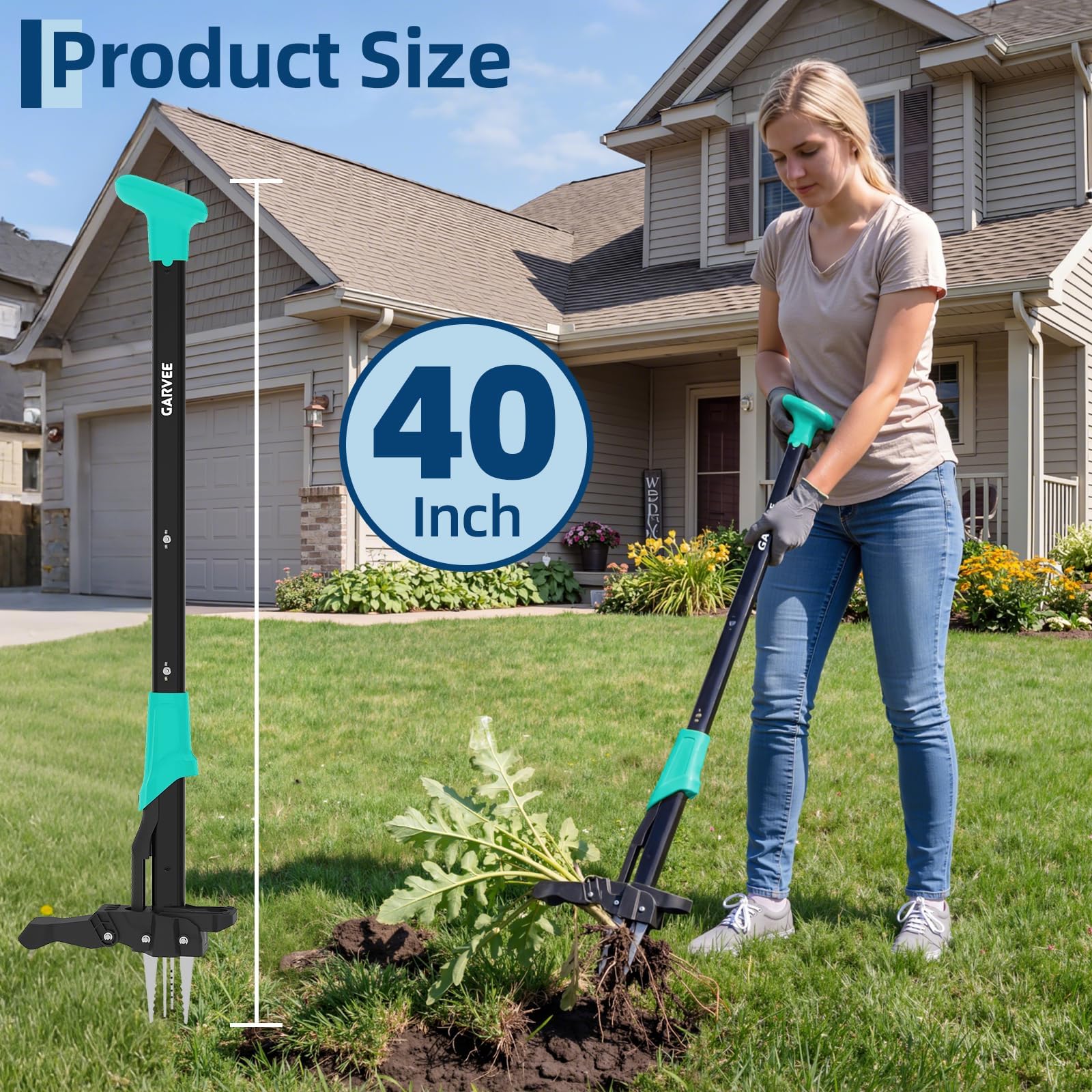 Gardening Tools Gifts - Długi uchwyt do wyrywania chwastów w