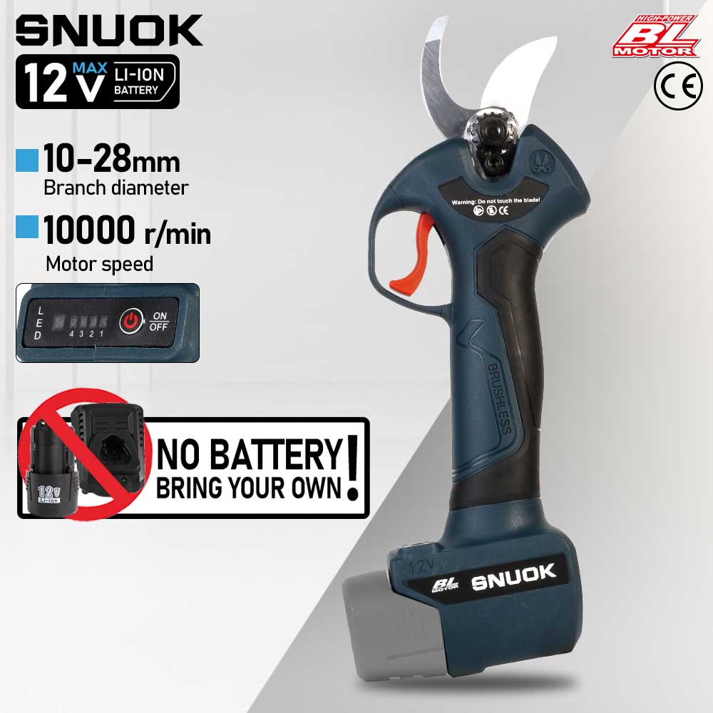 Gardening Tools Gifts - SNUOK 12V Bezszczotkowe Elektryczne Nożyce do