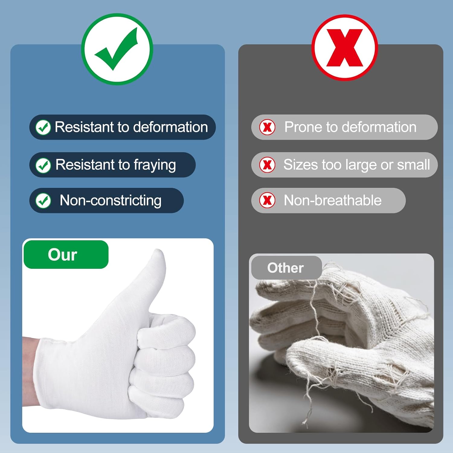 1/5 Par Jednorazowych Białych  – Gardening Tools Gloves recenzja i cena
